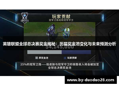 英雄联盟全球总决赛奖金揭秘：历届奖金池变化与未来预测分析